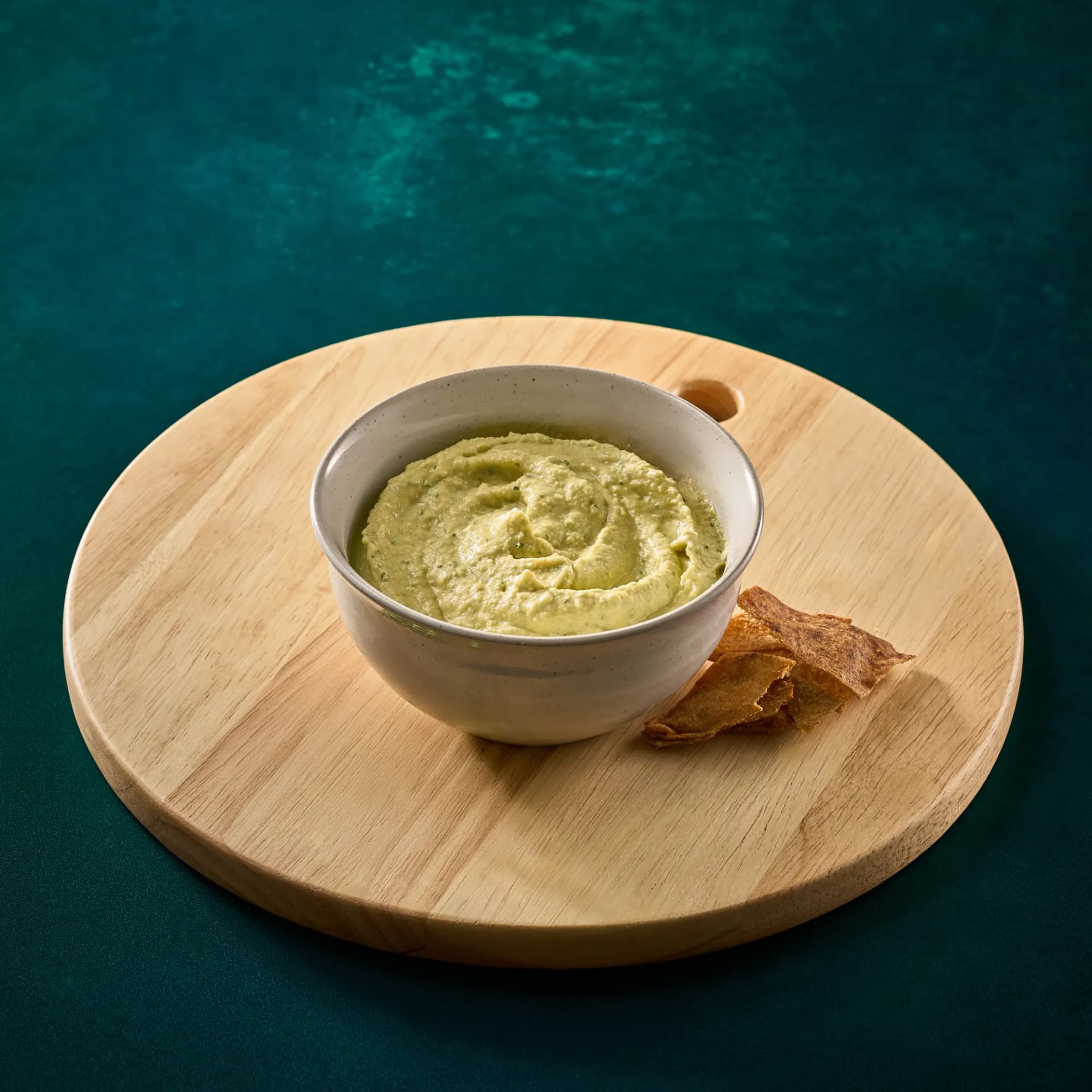 Artichoke Basil Hummus